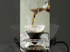 コーヒーのフィルターのペーパー