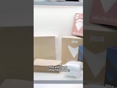 コーヒーのフィルターのペーパー