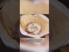 コーヒーのフィルターのペーパー