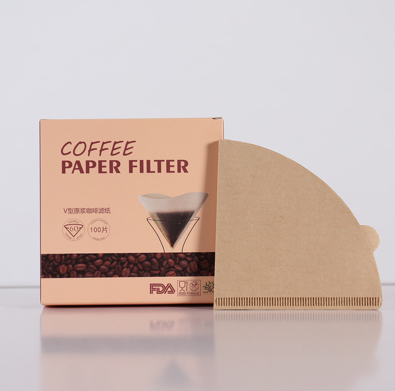 Portable Disposable Coffee Drip Paper Filter V02 Shape