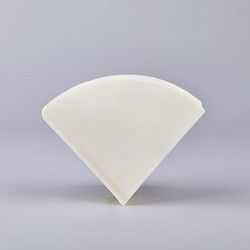 自然なペーパー コーヒーのフィルターの円錐形の使い捨て可能なV60コーヒーのフィルターはのためのDripperに注ぐ