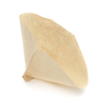 自然な木材パルプの円錐形はコーヒーのフィルターのペーパーV60 1 - 4のコップの食品等級形づける