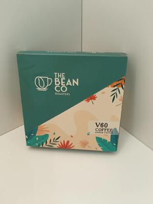 V型コーヒーフィルター 100パック 元の木製パルプと涙耐性設計で,バーオーバー醸造のための使い捨てコーン紙フィルター